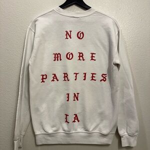 Kanye West Life of Pablo No More Parties in LA Crewneck S 20x25